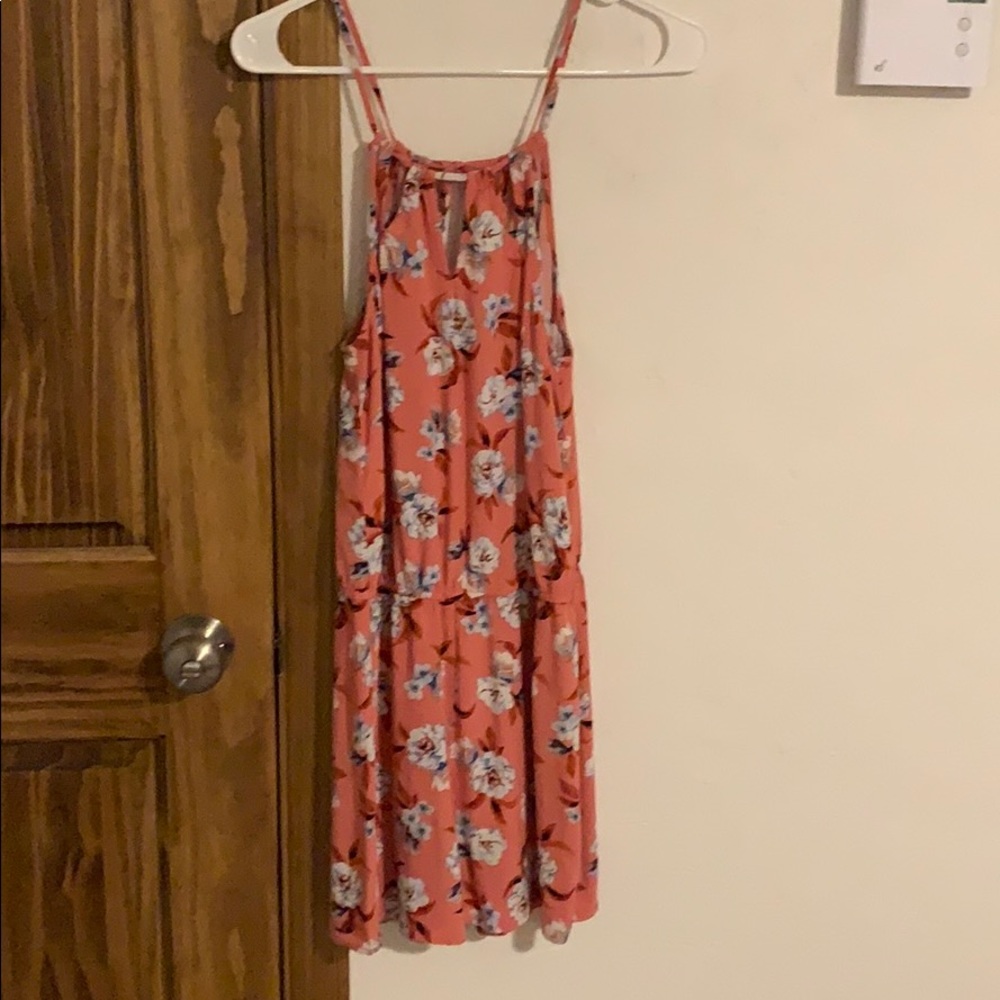 Pink Floral romper size M